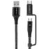Zebster Z-Cc25 Usb To Type C Cable, Flat Cable, Supports Upto 3A,Charge & Sync (White)